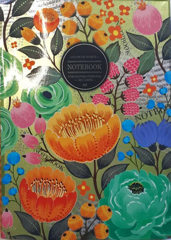 Блокнот А5 "Flower design" 80 арк. 