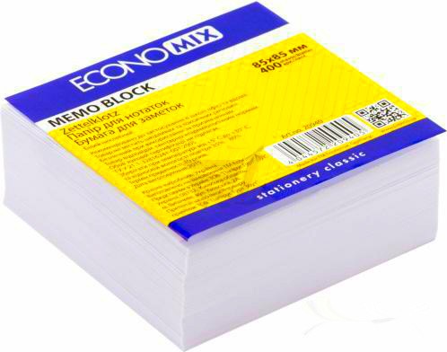 Бум д/зам не скл. 85*85 400л. белый Е20940 бренд: Economix