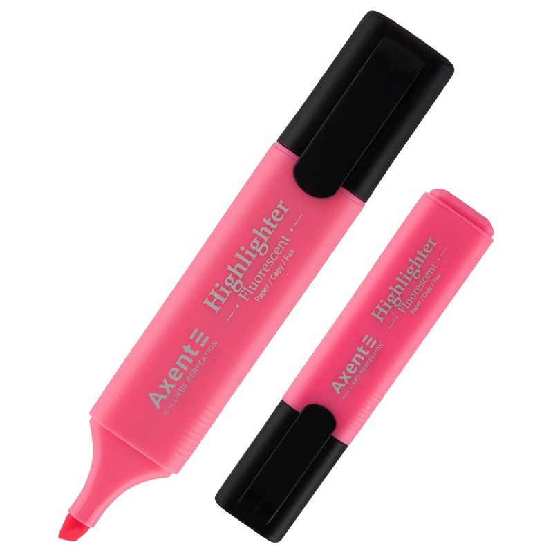 Маркер Axent Highlighter 2531-10-A, 1-5 мм, клиноподібний рожевий