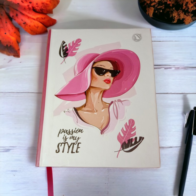 Блокнот А6 80 арк.# клітинка "Passion is my style"