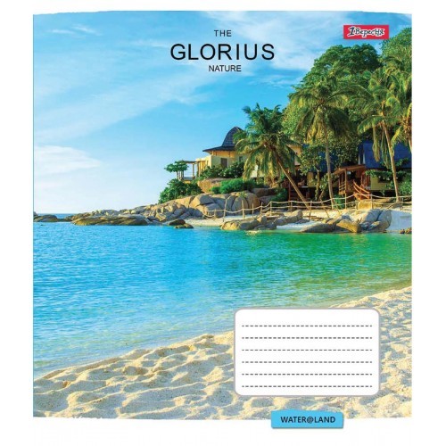 Зошит 48 л # в клітинку 1В Glorius Nature 765464