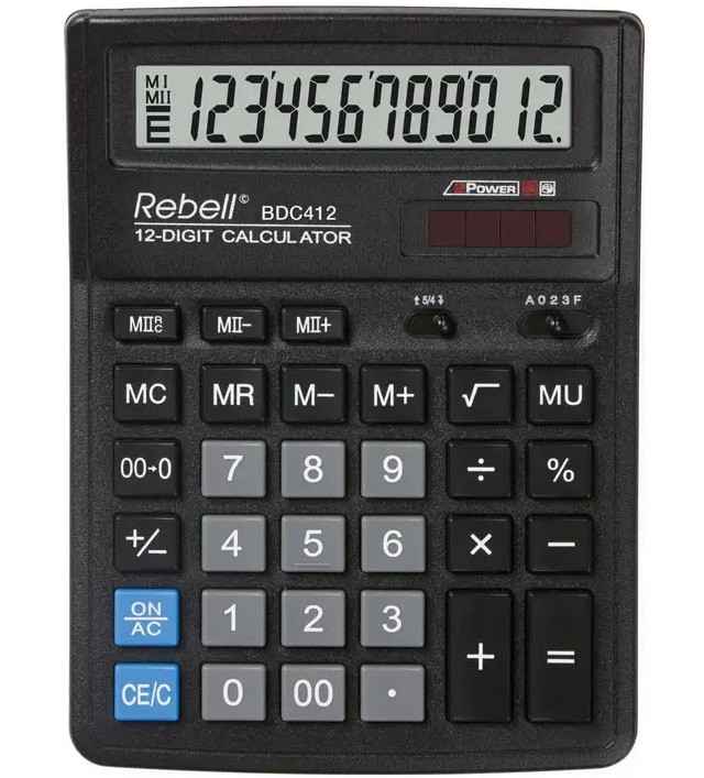  Калькулятор Rebell BDC-412 BX