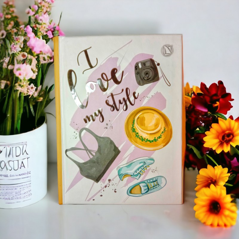 Блокнот А6 80 арк. # клітинка" I love my style".
