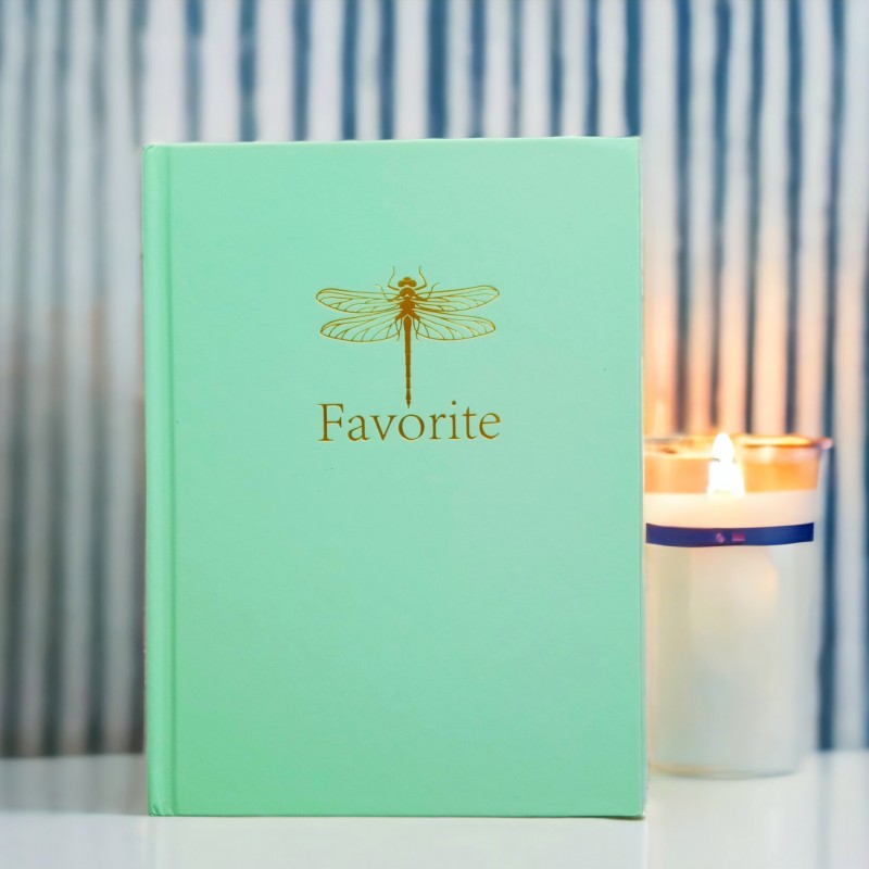 Блокнот А5 96арк.,# клітинка, "Favorite" ніжно-мятний колір.