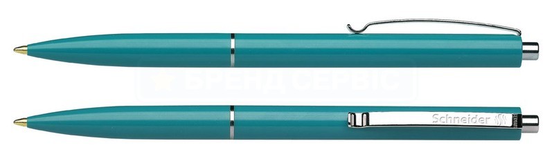 Ручка кулькова K15 S930899-02 бірюзовий марка: Schnider, пише синім.
